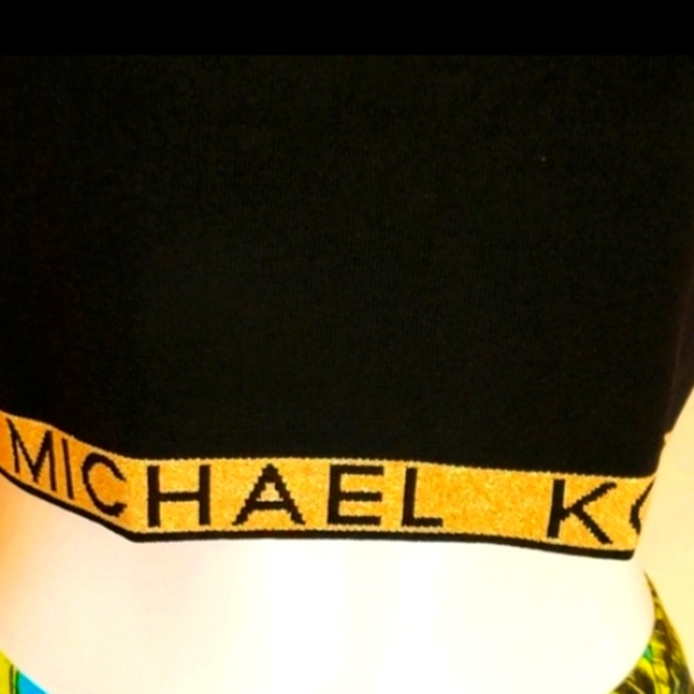 Michael Kors Black Crop Top